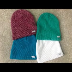 Bundle of 4 Neff beanies